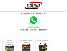 Tablet Screenshot of dassa.com.mx